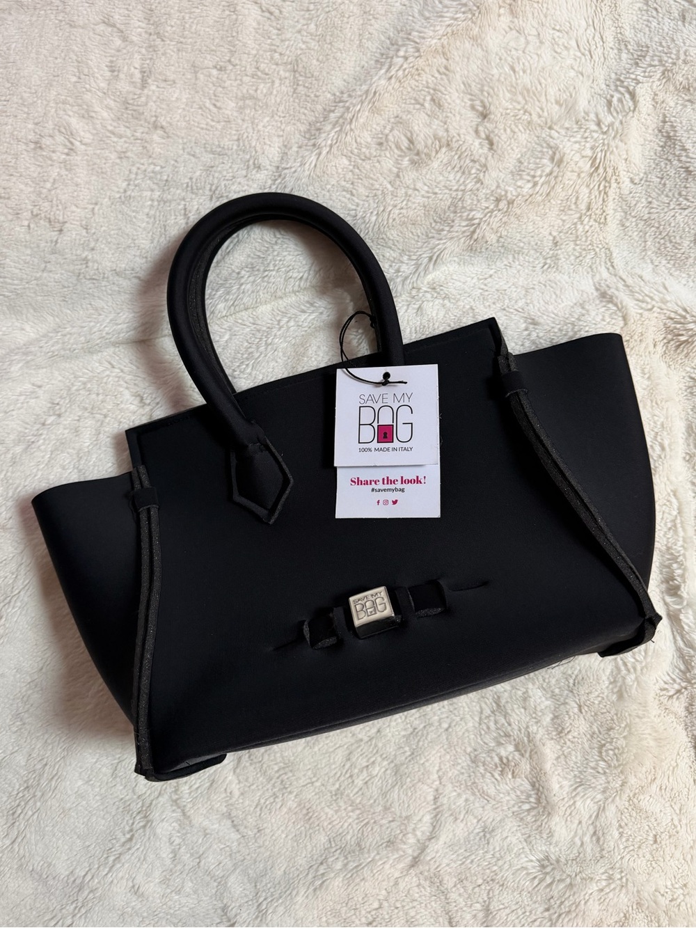 NWT Save my bag - amandine Lycra Nero - black